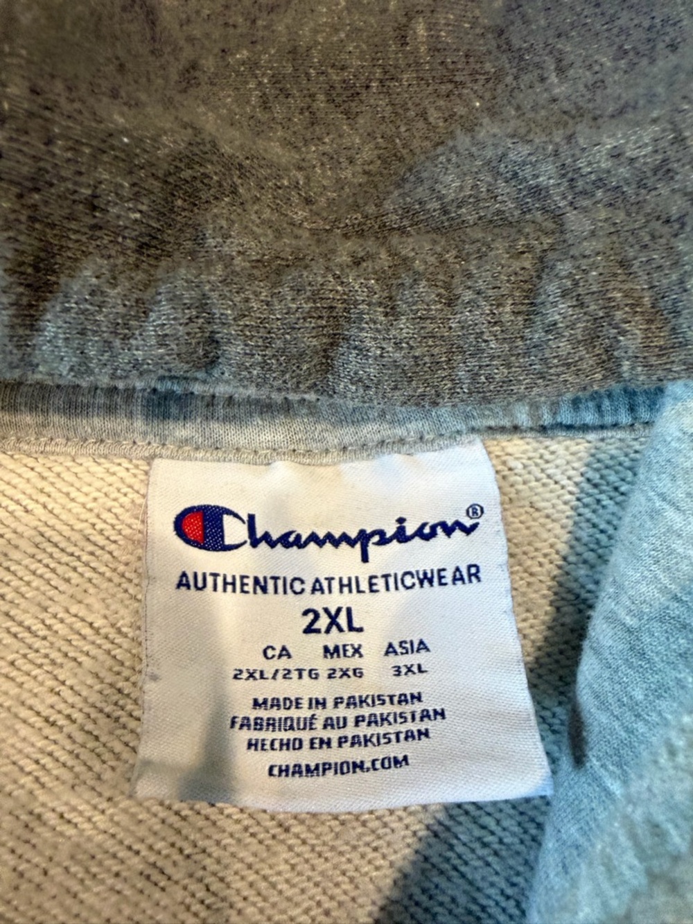 Champion Gray WCU Hoodie - Picture 3 of 4
